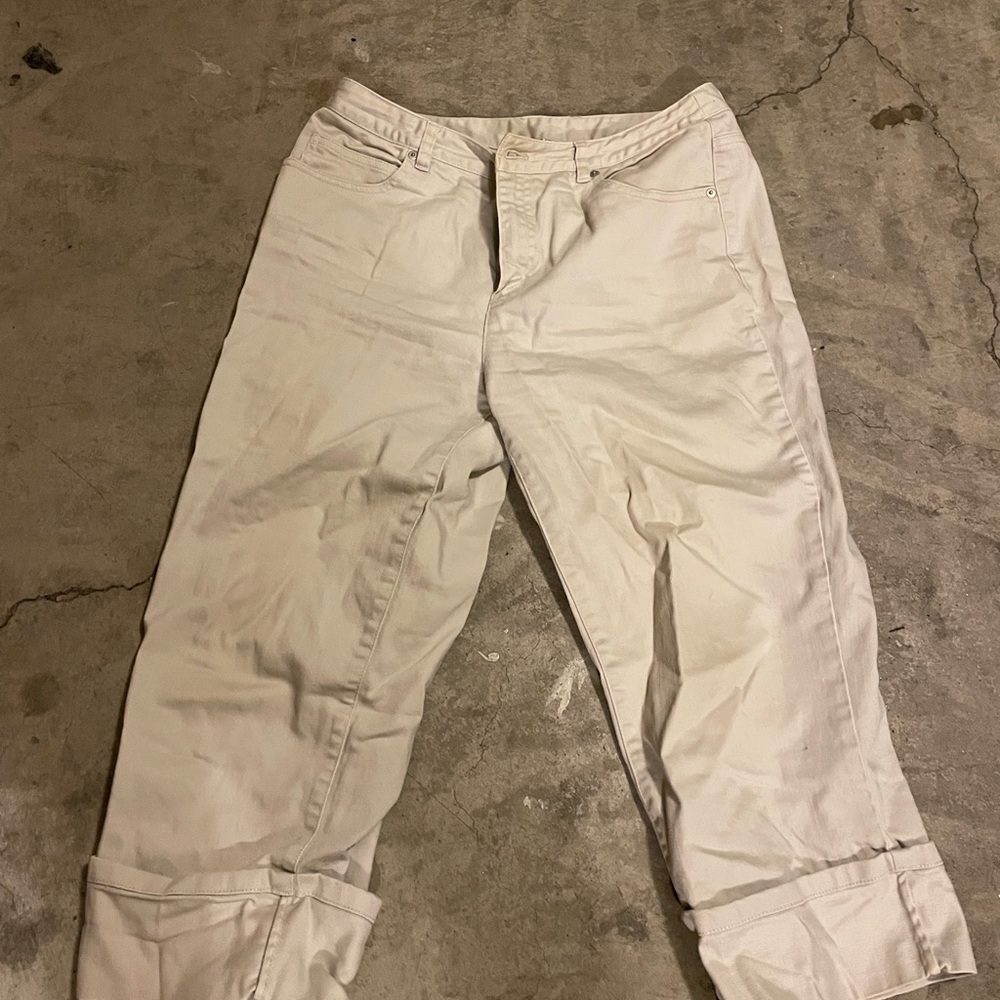 Talbots  Cream Chinos